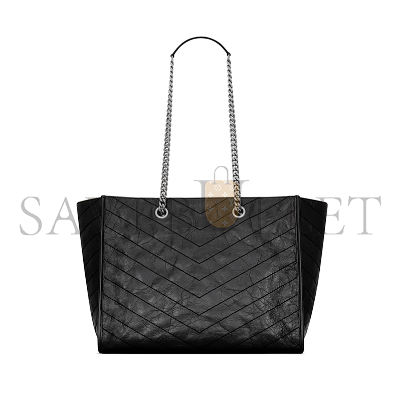 YSL NIKI SHOPPING IN VINTAGE LEATHER 8711510EN041000 (33*27*14cm)